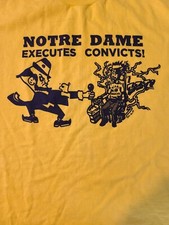 Catholics vs. Convicts Notre Dame Executes Convicts T- XL