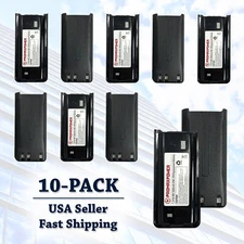 10x Batteries for KNB29, KNB-29N Kenwood Radios TK-2200, TK-3200 [1600mAh]