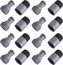 LIULO TOOL Garden Hose Quick Connector 3/4 Inch Fittings Male Female 8 Sets