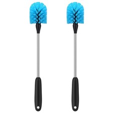 Stainless Steel Water Bottle Brush, Long Handle Scrubbing Brush, Built for Cl...