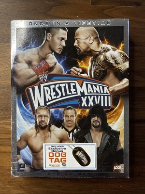 WWE WrestleMania XXVIII RARE Dog Tag Exclusive Wrestling 2012 HTF OOP