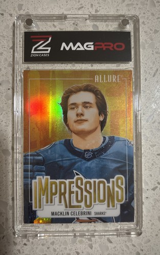 Macklin Celebrini #I-4 2025 Upper Deck Allure Impressions card