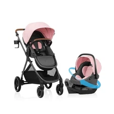 Evenflo shyft intuiti travel system amaranth pink car seat and stroller