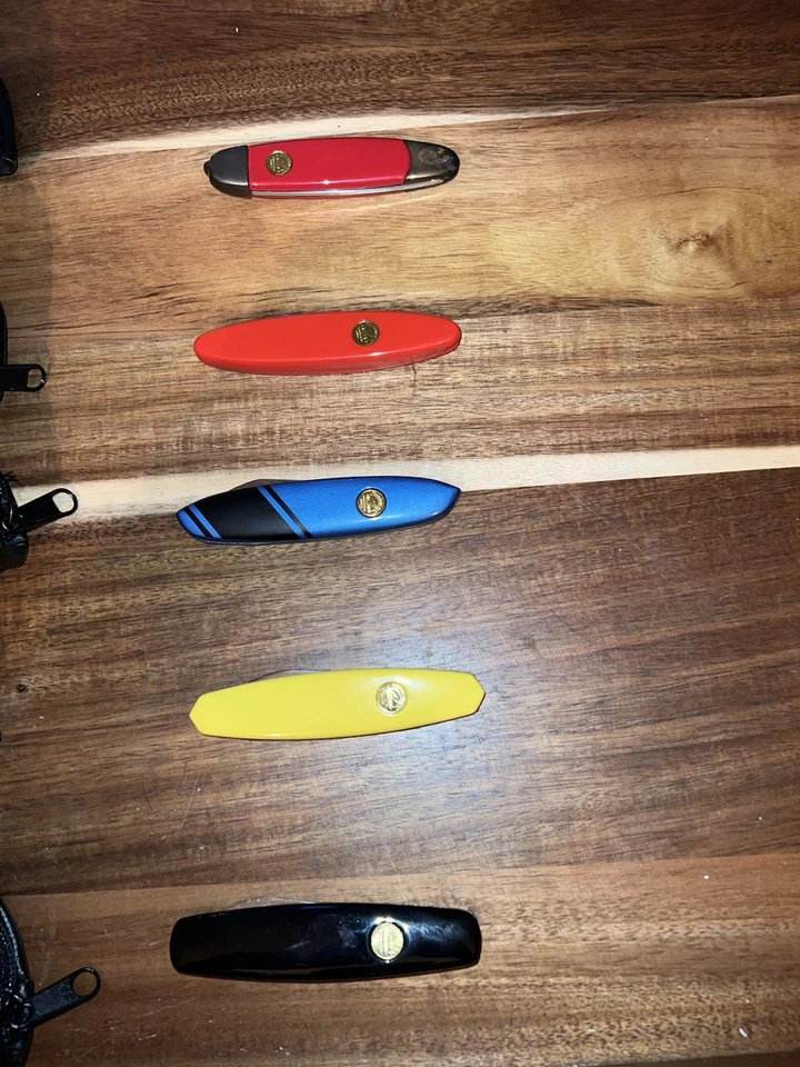 franklin mint corvette knives custom framed set of 5 RARE!! - Image 2 of 4