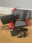 Nintendo Switch Console Neon Red With Accessories