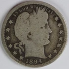 1894 S  Barber Quarter