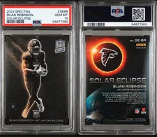 2023 Panini Spectra - Rookies Bijan Robinson #SEBR (RC) GEM 10