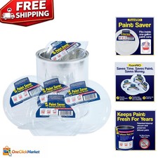 Leftover Paint Saver 5-Pack | Airtight Lids for 1-Gallon Cans - Prevent Waste