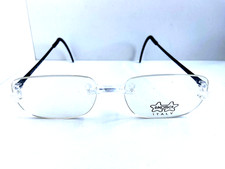 Luxottica LU3550 3550 716 Rimless Black Men's Women's Eyeglasses Frame Italy