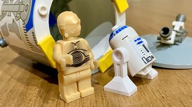 LEGO Star Wars 7106 Droid Escape R2-D2 C-3PO Episode 4 100% Complete Vintage