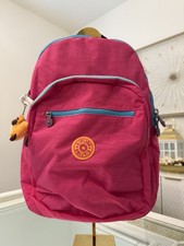 Mochila Kipling Seoul Azalea Rosa Color Bloque Nueva con Etiquetas $144.00