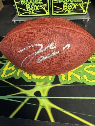 Josh Allen Autographed The Duke NFL Football Buffalo Bills Beckett COA