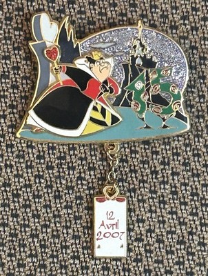 Disney Disneyland Paris Queen of Hearts Pin LE 600 15 Ans Event Avril 12 2007