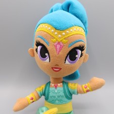 Nickelodeon Shimmer and Shine Plush Stuffed Genie 9" Doll Blue Hair