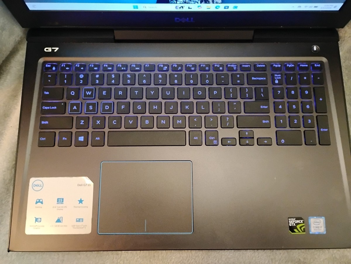 DELL G7 15 7588 i7-8750H 16GB 256 M.2, 512 SSD GTX 1060 Max Q Win 