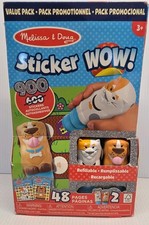 Melissa Doug Sticker WOW Pets Activity Set 900 Stickers 48 Pages NEW