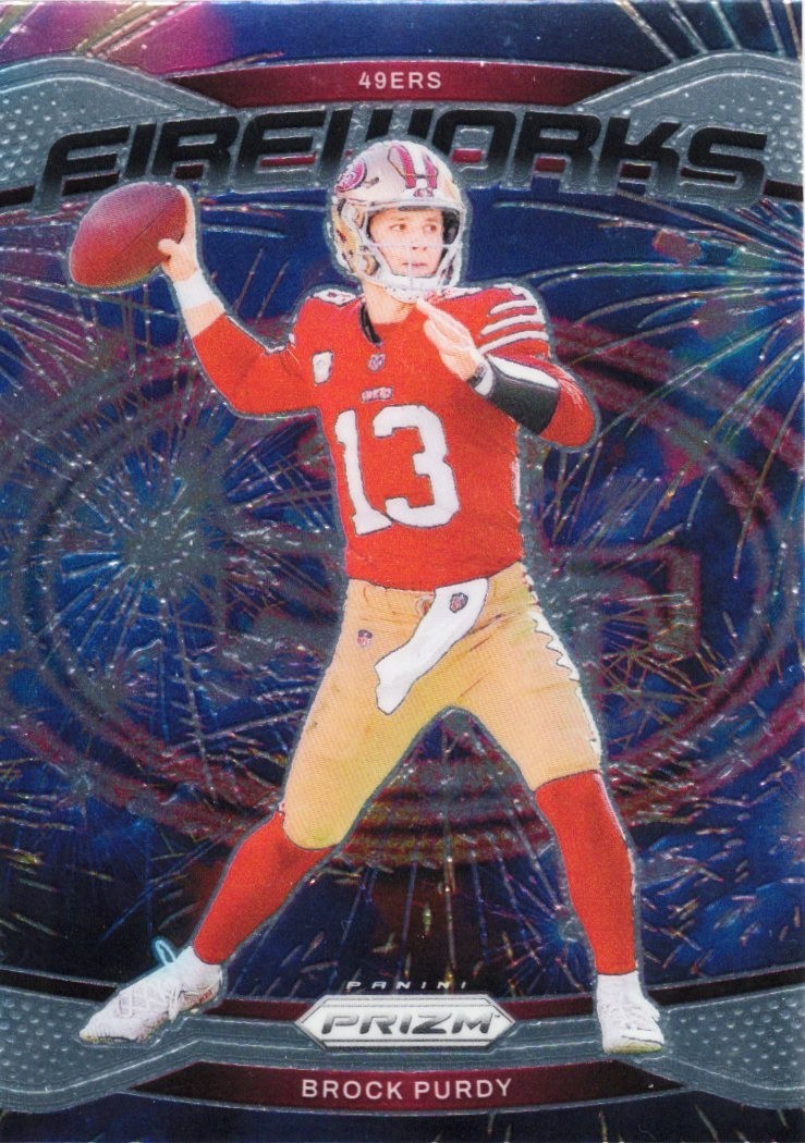 Brock Purdy 2024 Panini Prizm Fireworks #2 49ERS