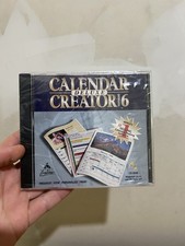 Calendar Creator Deluxe V. 6 CD-ROM Windows 95/98/NT BRAND NEW SEALED