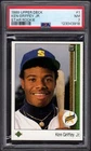 1989 Ken Griffey Jr. Upper Deck Baseball Rookie Card RC #1 Graded PSA 7 (NM)