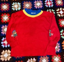 Vintage Oshkosh B Gosh baby long sleeve with bears Size 24 months