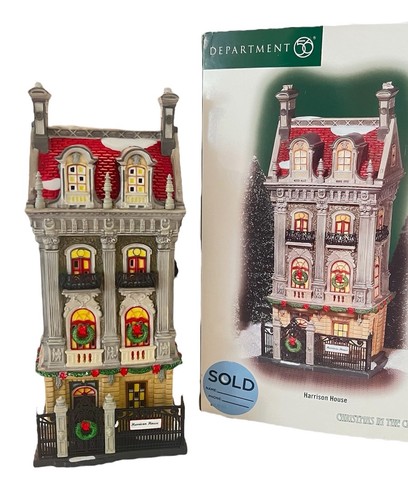 Vintage Retired Dept 56 Christmas In The City "Harrison House" 2003-2005 Collectible - Bild 8 von 11
