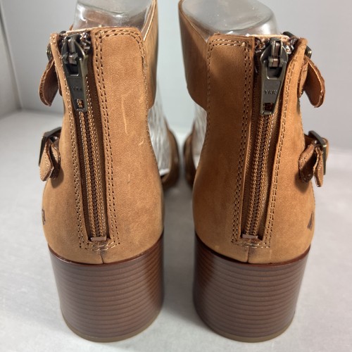 Sandalia Sperry Top-Sider Mujer CUERO Adelia York Marrón Tacón ZAPATO HEBILLA 12 M - Imagen 10 de 16
