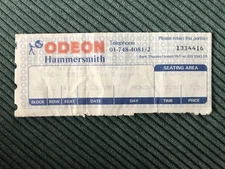 Then Jerico at Hammersmith Odeon 1989.Used Ticket