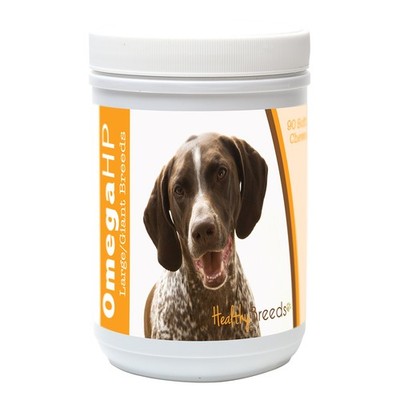 Healthy Breeds Omega HP Soft Chews 90 Ct For Medium Large Dogs Skin Coat Health