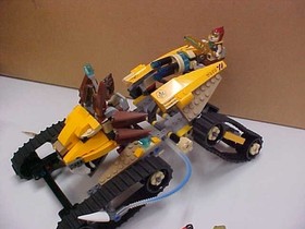 LEGO CHIMA 70005 LAVELS ROYAL FIGHTER & 70131 ROGANS ROCK FLINGER