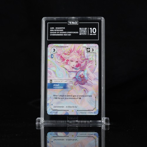 Ahri, Inquisitive graded TAG 10 for sale on eBay