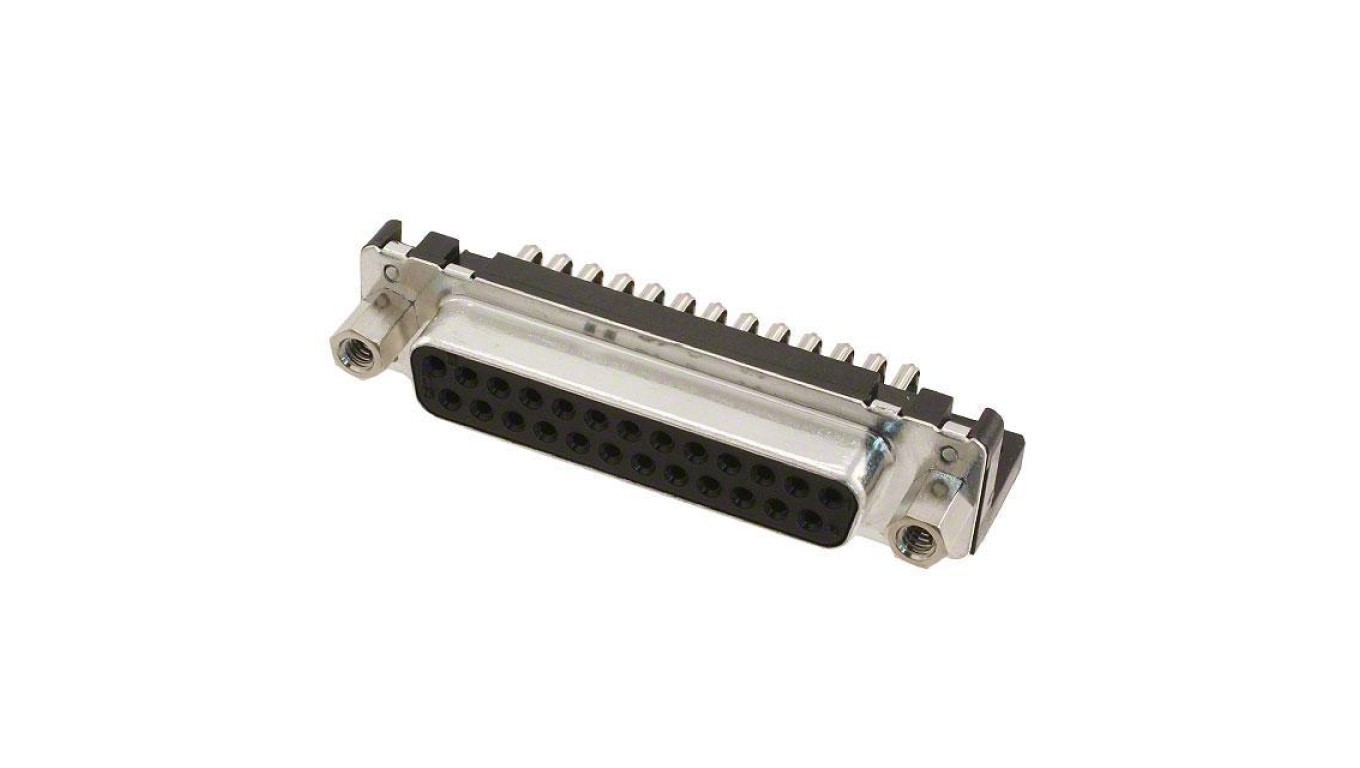 D-Sub PIN: 25 Female Square 90 THT UNC 4-40 096663526613