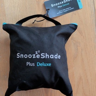 SnoozeShade Plus Deluxe Universal Pushchair Sun Shade Cover Black