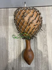 Shekere | African Percussion Instrument | Handcrafted Beaded Gourd Rattle