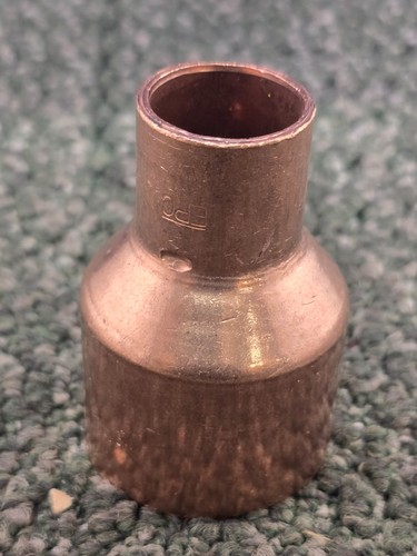 (QTY 5) EPC Copper Sweat Reducing Coupling 2-1/2"Length