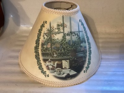 Vintage 1999 Replacement Lamp Shade Early American Farm House Homestead Cone