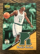 2004-05 Upper Deck Rookie Review #RR-MB Marcus Banks Jersey Card Boston Celtics. rookie card picture