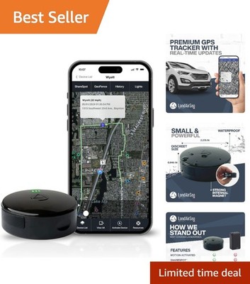 Real-Time GPS Tracker with 30-Day Battery - Ideal for Vehicle & Asset Monitoring