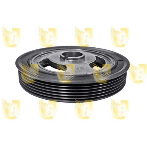 Poulie damper Unigom 421263 anti-vibrations pour courroie d'accessoires Peugeot et Fiat