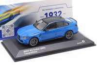 Bmw M3 Sedan (G80) Competition Baujahr 2023 Santorini Blau 1:43 Solido