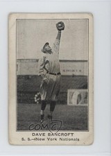 1922 American Caramel Series of 120 E121 Dave Bancroft HOF 7ut