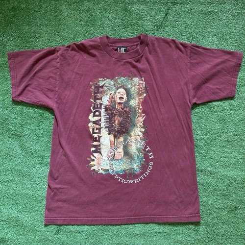 Megadeth Tour Shirt Mens XL Cryptic Writings Do 1990s vintage concert t-shirt, vintage, size XL, single stitch, B+ condition