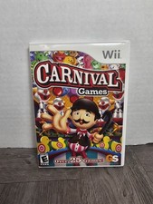 Carnival Games Wii Original Case and Manual Only No Game