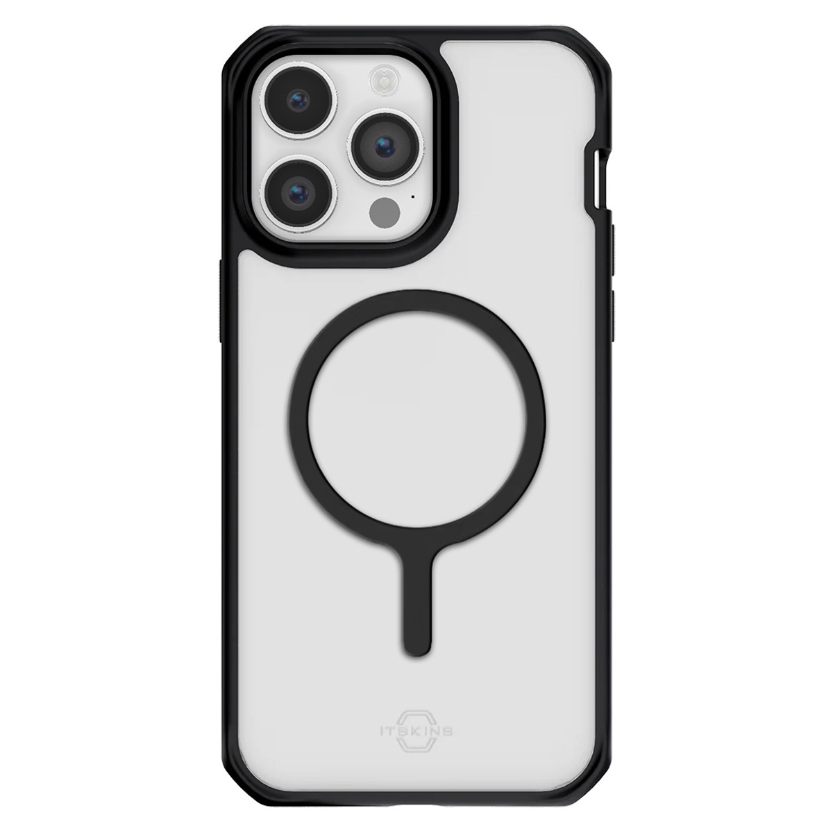 Coque iPhone 14 Pro Max hybride et renforcée en silicone transparent anti-choc