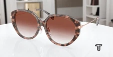 MICHAEL KORS MK2248D 4017V0 Jinan Pink Tortoise Rose Grad 56 Women's Sunglasses