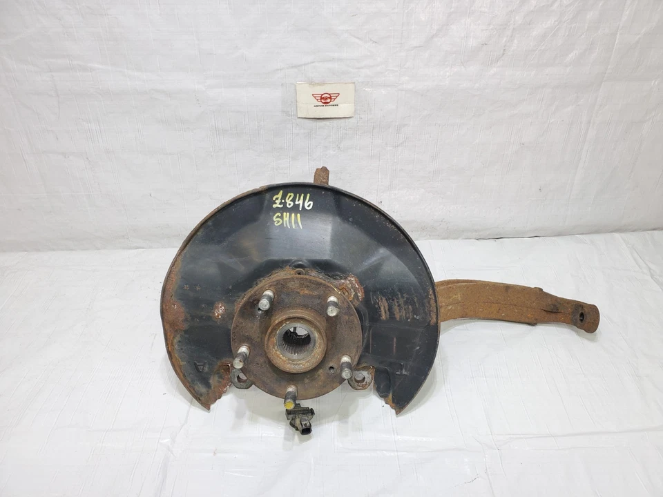 Honda Accord 2008-2012 cupé pasajero delantero derecho eje nudillo cubo de rueda OEM Foto 2 de 4