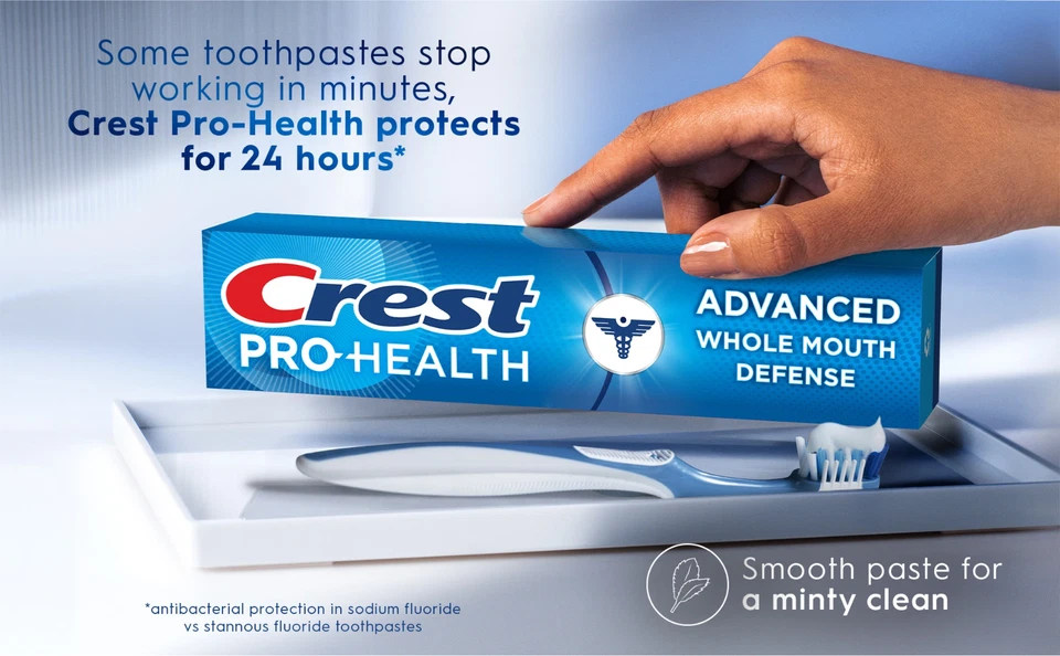 Crest Pro Health Advanced Toothpaste Deep Clean Mint 5 Pack 5.9oz Each - Image 2 of 4