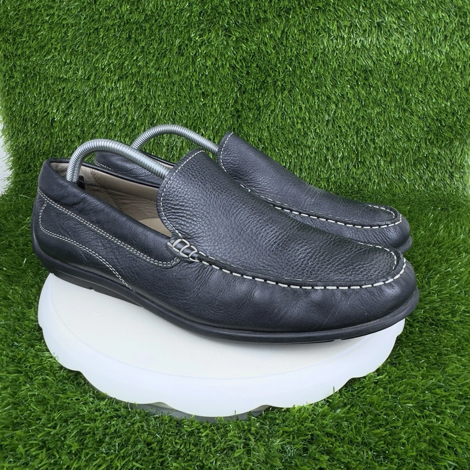 Mocassino uomo ECCO in pelle nera taglia 10 (EU 44) comodo