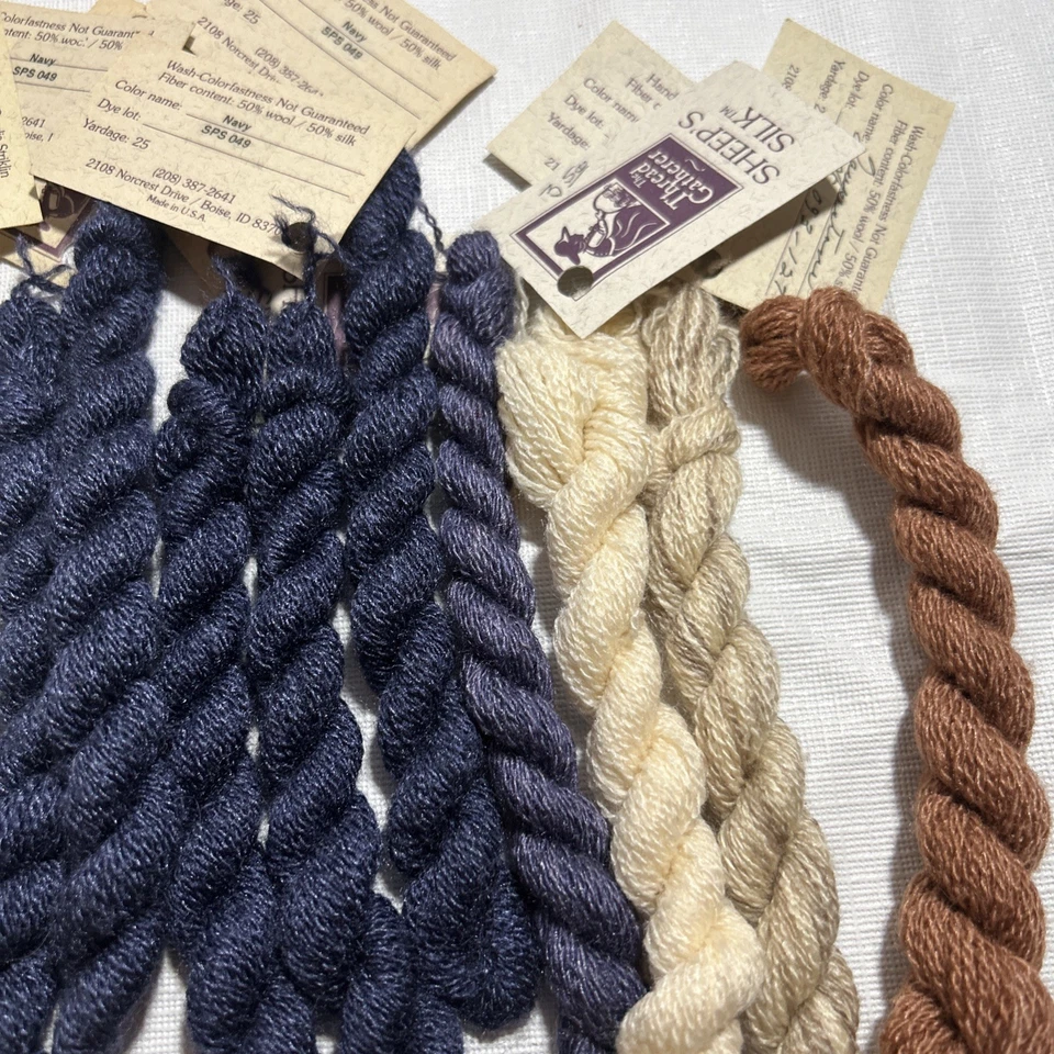 The Thread Gatherer Sheep’s Silk Lot of 13 New Assorted Colors Embroidery Floss - Image 3 of 4