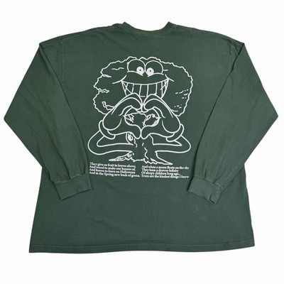 Online Ceramics Long Sleeve T-Shirt Men's XXL Very Dark Forest