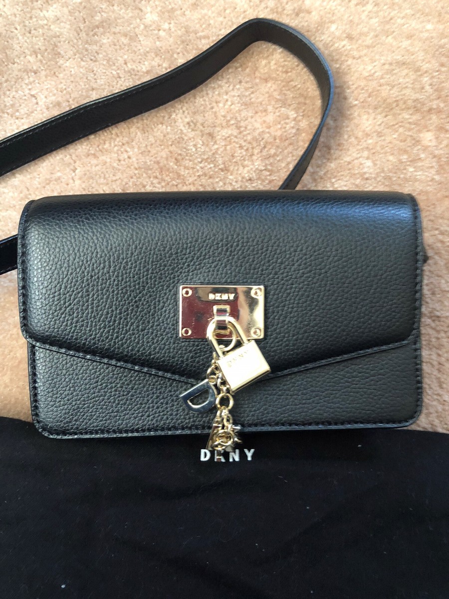 dkny leather belt bag